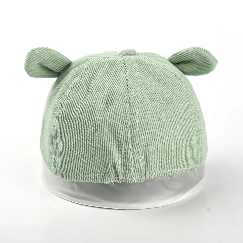 Cartoon Bear Baby Duck Tongue Hat Boy Girl Sunshade Peaked Cap Cotton Children Outdoor Visor Short Brim Baseball Hat