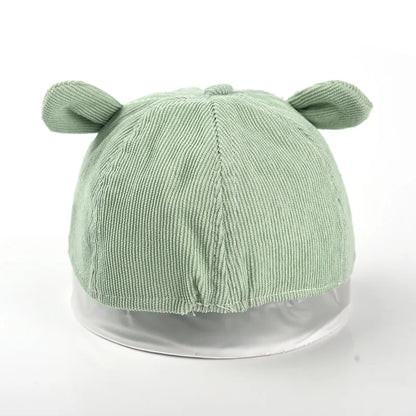 Cartoon Bear Baby Duck Tongue Hat Boy Girl Sunshade Peaked Cap Cotton Children Outdoor Visor Short Brim Baseball Hat