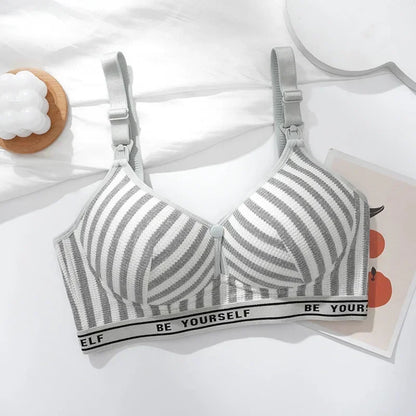Maternity Bras Wire Free Nursing Bra Prevent Sagging Breastfeeding Women's Breathable Bra