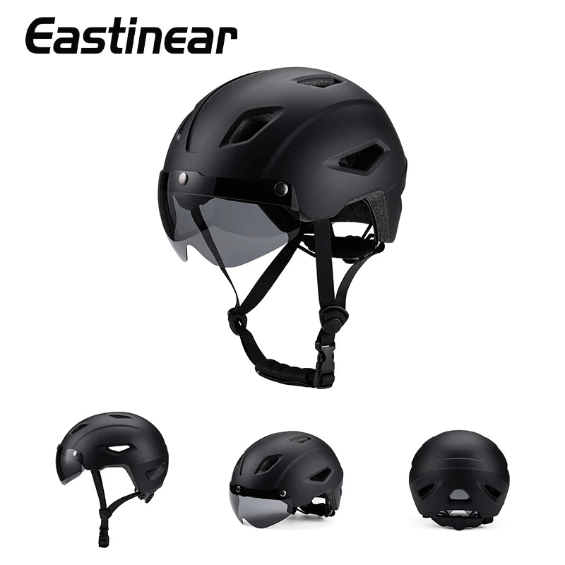 Children's Bike Helmet with Magnetic Goggles Lightweight Breathable Outdoor Sports Bike Skateboard Riding Mini Helmet