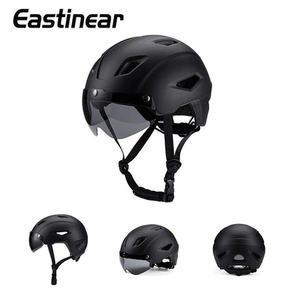 Children's Bike Helmet with Magnetic Goggles Lightweight Breathable Outdoor Sports Bike Skateboard Riding Mini Helmet