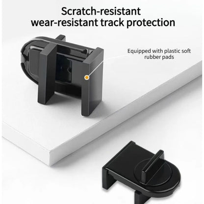 2pcs  Alloy Sliding Door Window Safety Lock Adjustable Security Door Locks Anti-theft Protection Lock Home Safety Latches