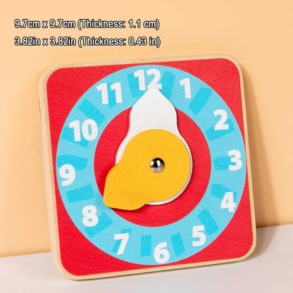Baby Magnetic Sensory Busy Board Montessori Wooden Toy Simulation Switch Clock Shape Matching Fine Motor Skills Educational Toys
