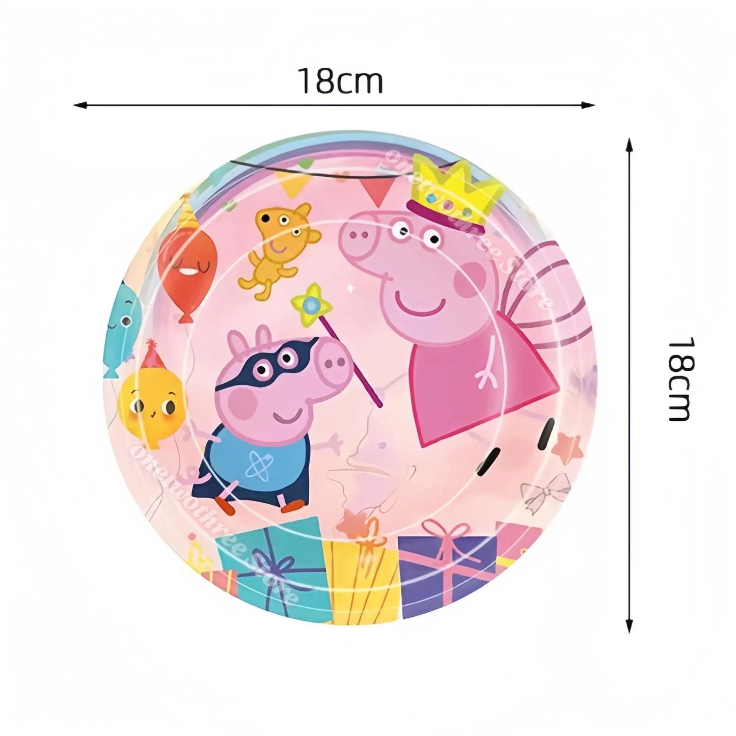 Peppa Pig Birthday Party Decorations Balloons Plate Cup Banner Tableware Set for Baby Shower George Page Party Favors Kids Gifts