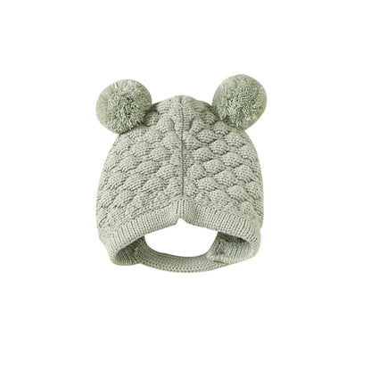 Newborn Baby Shoes Knitted Infant Girls Boys Boots Cute Butterfly-knot Toddler Walk Bed Shoes Warm 0-18M Accessories Hats Gloves
