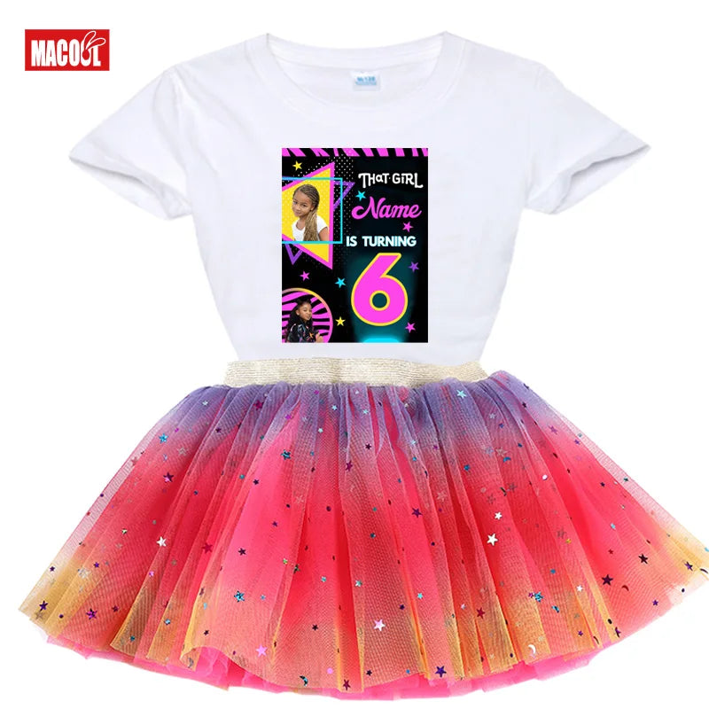 That Girl Laylay Tutu Set Girls 7th Birthday Party Outfits Kids Outfit Shirt Outfit Kids Shirts Girl Dress Sets Child Outfit 6th