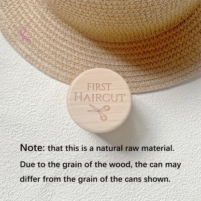 Natural Beech Wood Baby Fetal Hair Keepsake Box | Portable Memory Storage, Minimalist Lightweight Gift for New Parents