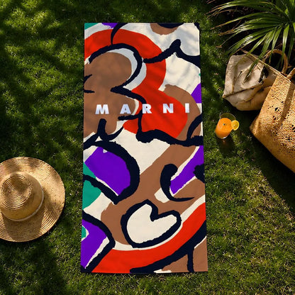 Brand M-MARNI Towel beach towel, quick drying absorbent bath towel for Swim,Gym,Camping,Outdoor hot