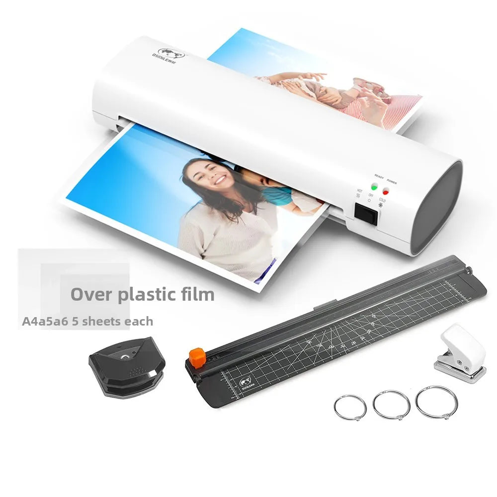 Intelligent Hot and Cold Laminating Machinesl268Match setsA4Plastic Sealing Machine One-Key Fast Heat Anti-Jamming