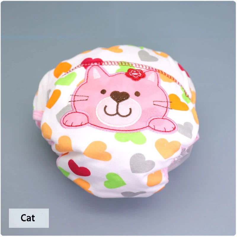 Mother Kids Baby Bare Cotton Cloth Diapers Unisex Reusable Infants Children Training Panties Washable Underwear Nappies Changing