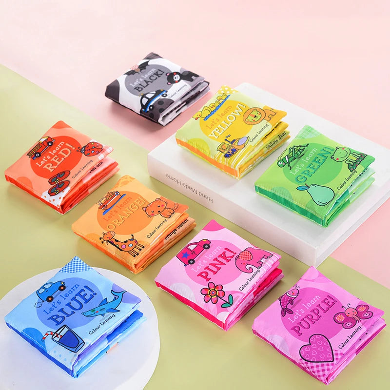 Baby Cloth Books Toys Soft Montessori Sensory Early Education Learning Games for Kids 0-12 Months Educational Infant Development