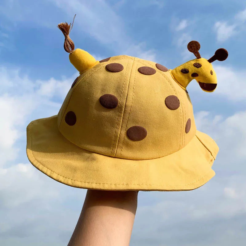 Baby Bucket Hat for Kids Spring Outdoor Boys Girls Sun Hat Summer Cute Frog Toddler Children Fisherman Cap Cotton