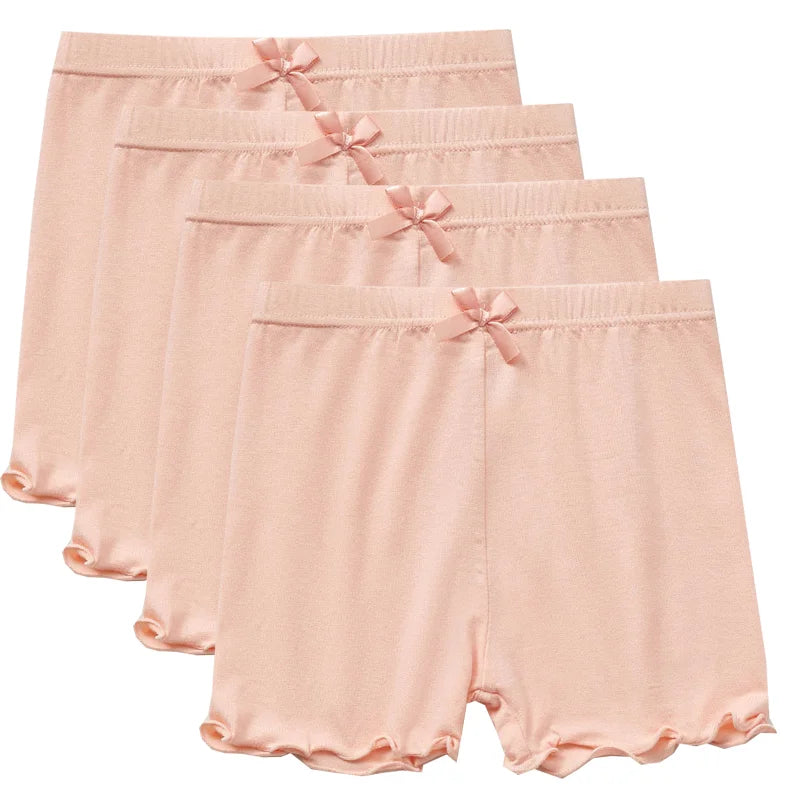 4Pcs Shorts Girls Shorts 2-14Y