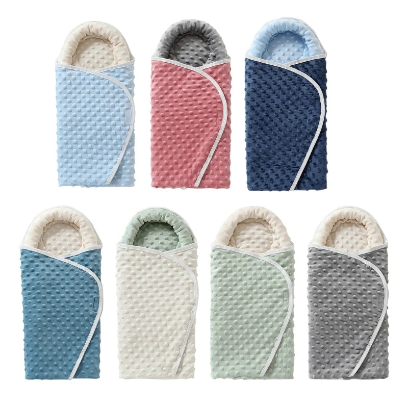 Soft Newborn Baby Sleeping Swaddles Wrap Receiving Blanket Comfortable Bedding Crib