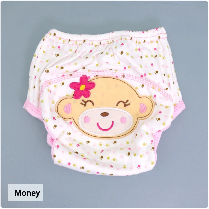 Mother Kids Baby Bare Cotton Cloth Diapers Unisex Reusable Infants Children Training Panties Washable Underwear Nappies Changing