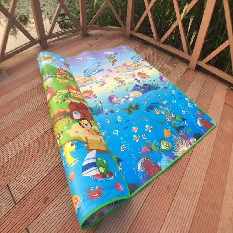 180*120*0.5cm Baby Crawling Play Puzzle Mat Developing Rug Outdoor Soft Floor