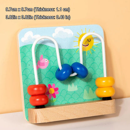Baby Magnetic Sensory Busy Board Montessori Wooden Toy Simulation Switch Clock Shape Matching Fine Motor Skills Educational Toys