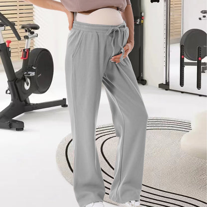 Large Size Maternity Clothes Nursing Tops Long Sleeve Pregnant Women Sweatshirt Spring Autumn Postpartum Breastfeeding Sport Set