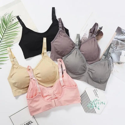 Nursing bra maternity anti-sagging breathable nursing bra high quality large size