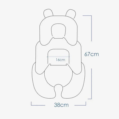 Baby Stroller Seat Cushion Infant Double-sided Safety Seat Pad Thick Warm Universal Child Cart Mattress Mat Stroller Accessories