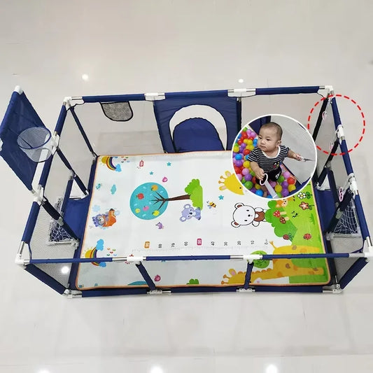 IMBABY Baby Playpen Safety Barrier Fence Larger Children's Playpens Kids Fence Dry Pool For Newborn Playground for Children