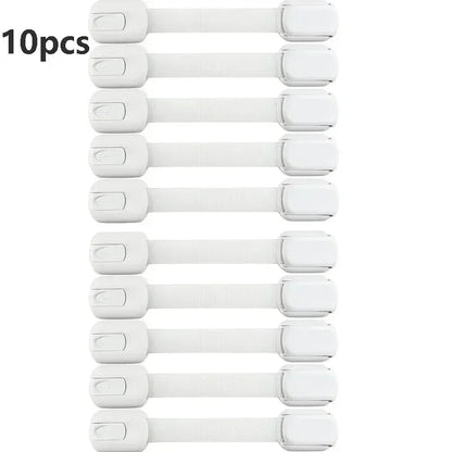Baby Safe Straps Baby Safety Lock Drawer Child Safety Cabinet Locks Adhesive Cabinet Drawer Door Latches