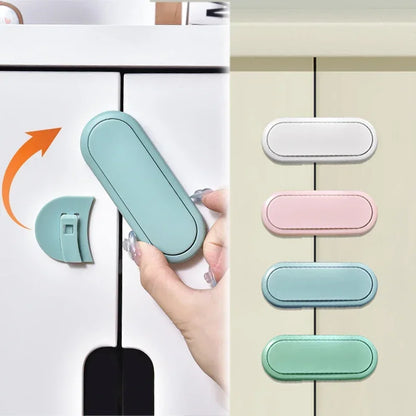 5/10 Pcs Baby Anti-Pinch Protection Device Child Safety Lock Drawer Multifunctional Safety Locks for Cabinets Baby Protection