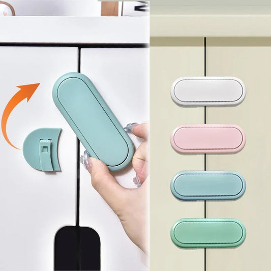 5/10 Pcs Baby Anti-Pinch Protection Device Child Safety Lock Drawer Multifunctional Safety Locks for Cabinets Baby Protection