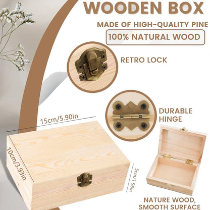 Custom Baby Wooden Memory Box Newborn Shower Gift Personalized Transport Infant Keepsake Case Birth Stats Box Umbilical Cord Box