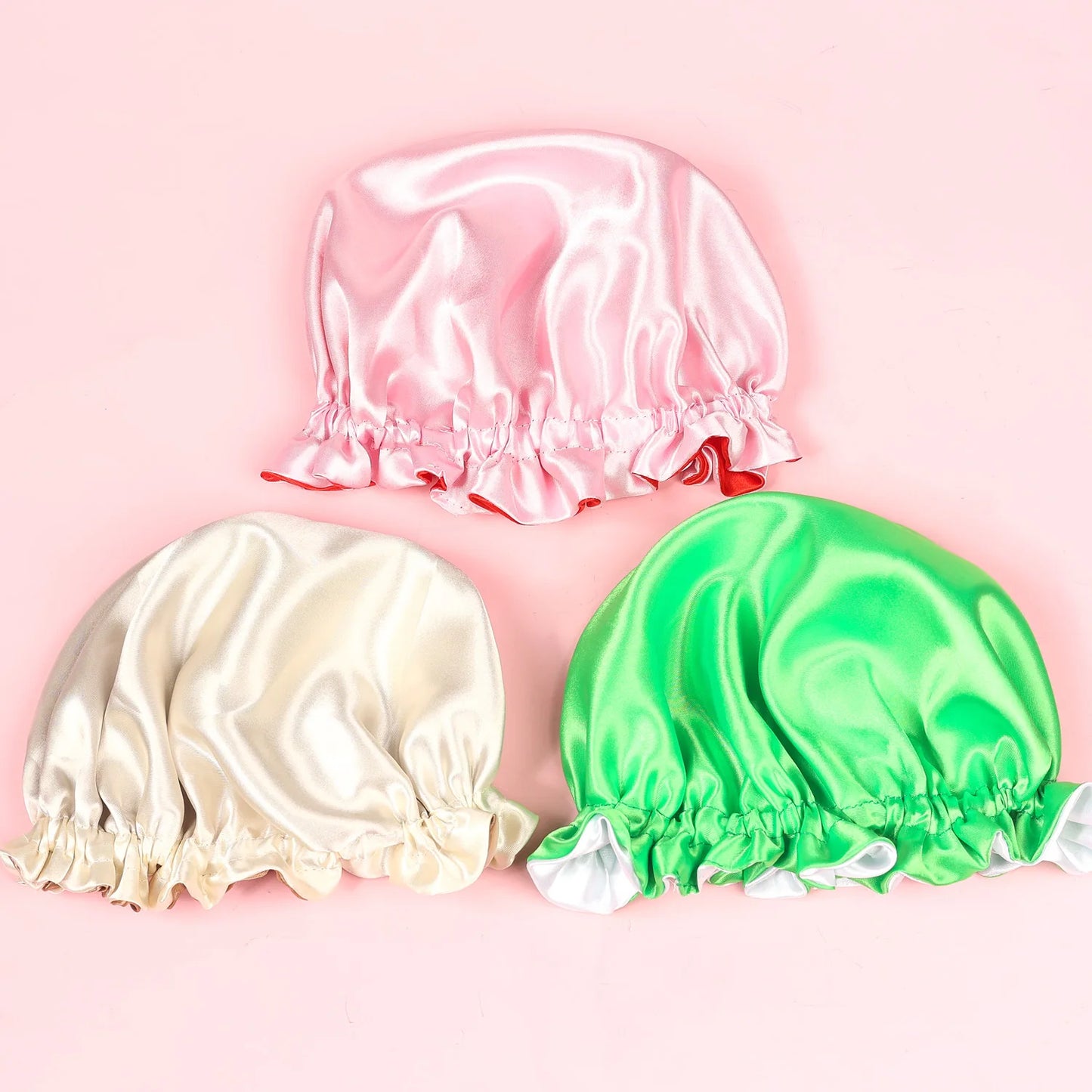 Child Girl Satin Silk Sleeping Cap for Children Baby Hair Bonnet for Sleeping Baby Silk Bonnet Double Layer Octopus Hair Cap