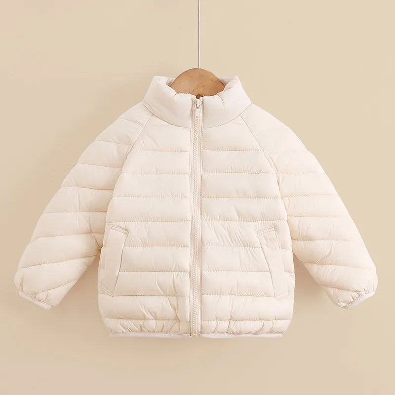 New Winter Thick Warm Jackets Autumn Kids Padded Down Cotton Clothes Boys Girls Hooded Parka Coats Children Outerwear 2-10 Years