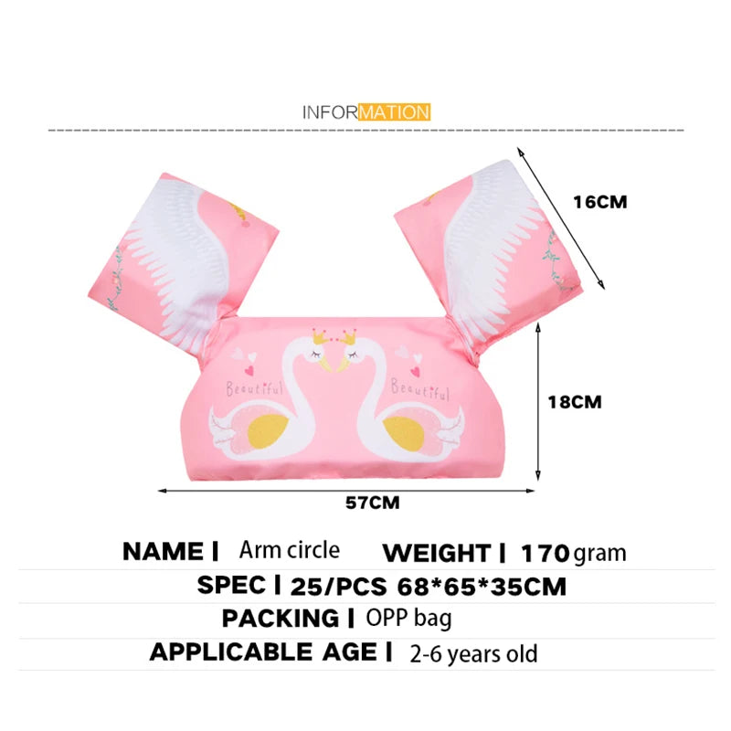 Puddle Jumper Foam Cartoon Child Arm Rings Buoyancy Vest Kids Safety Life Jackets Children's Swim Ring