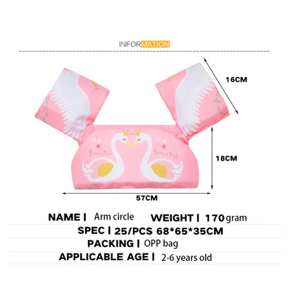 Puddle Jumper Foam Cartoon Child Arm Rings Buoyancy Vest Kids Safety Life Jackets Children's Swim Ring
