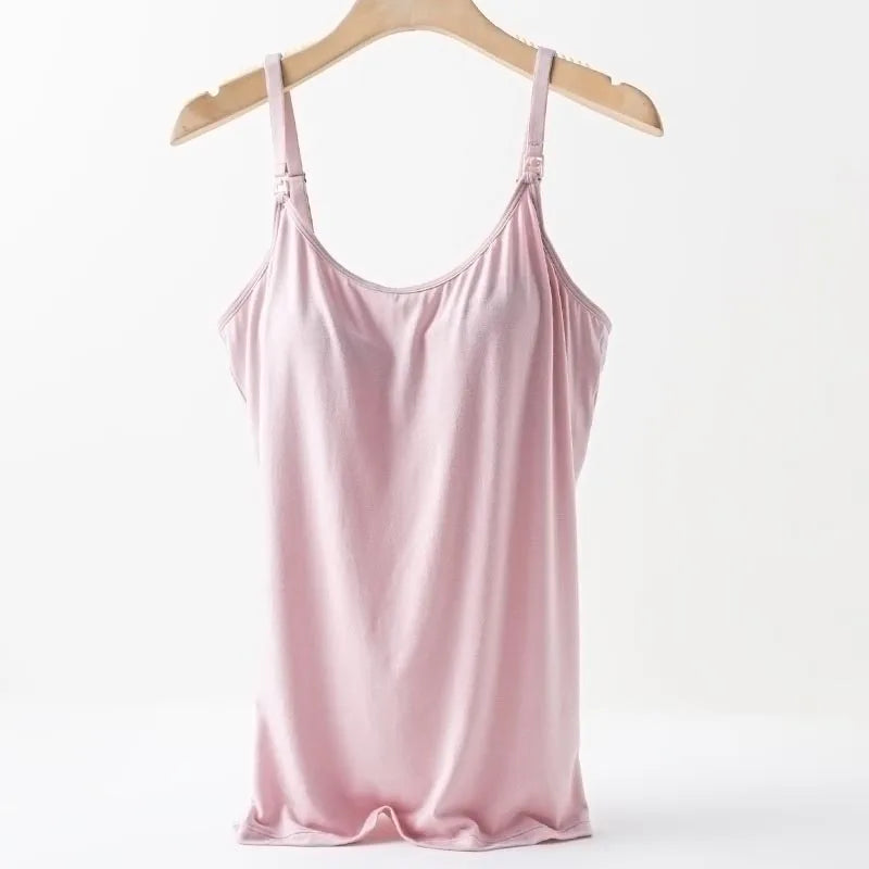 Women Maternity Summer Nursing Tank Tops Breastfeeding Maternity Clothing