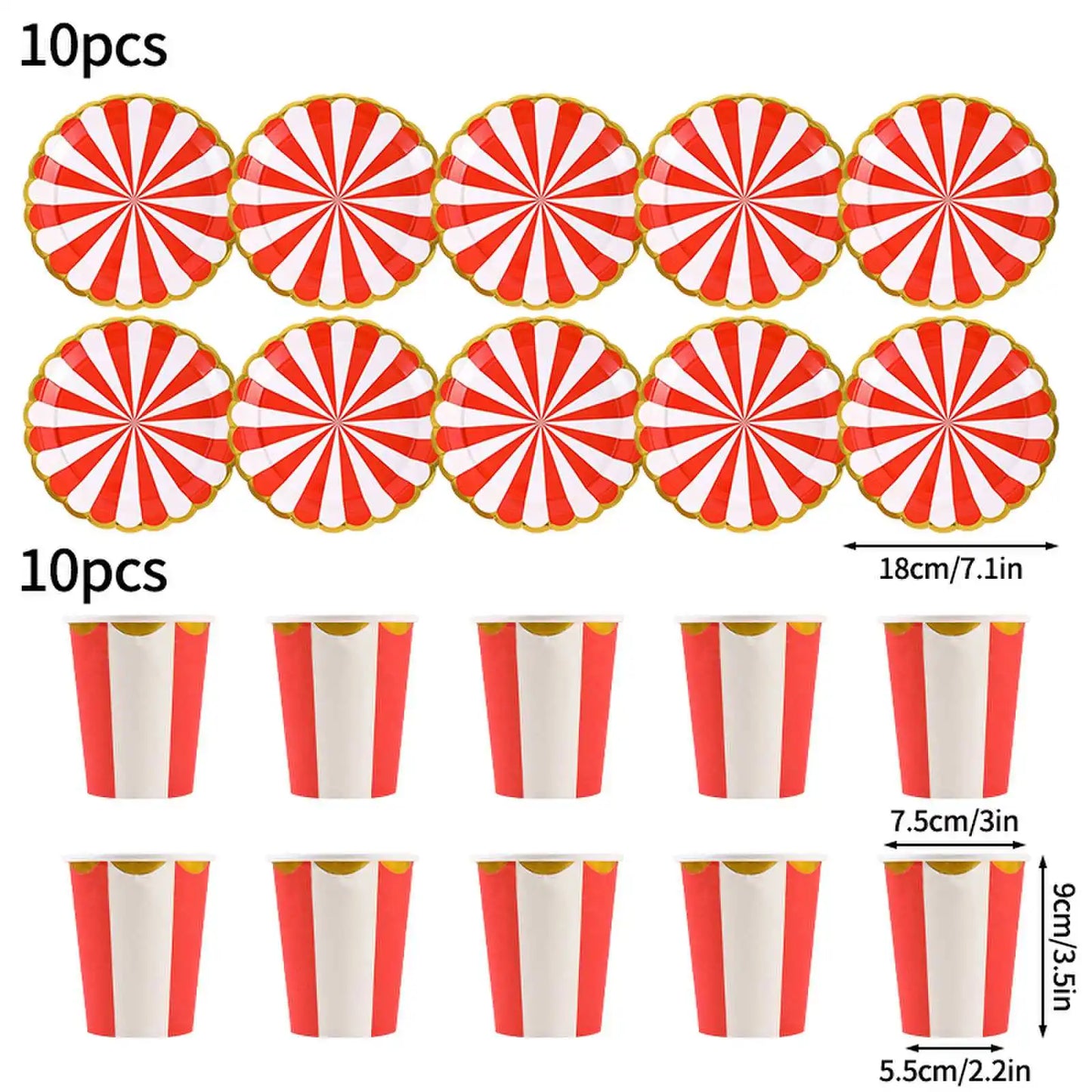 Birthday Decorations Party Paper Plates Cups Baby Shower Party Accessories Party Favors Gifts Plates for Party Supplies
