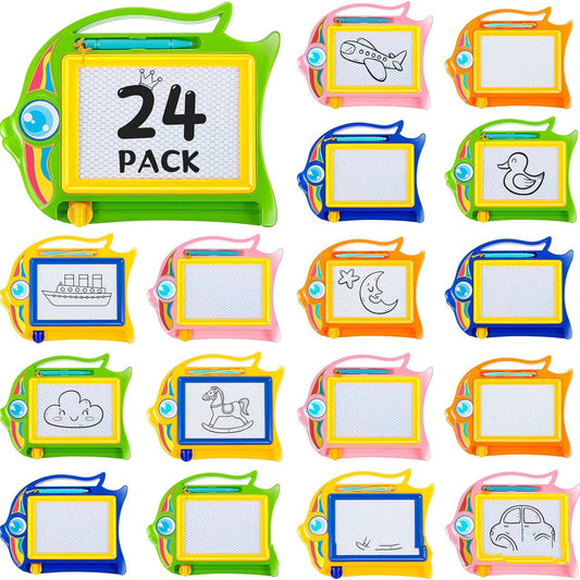 Children's colored magnetic small drawing board for early education, writing board, puzzle toy