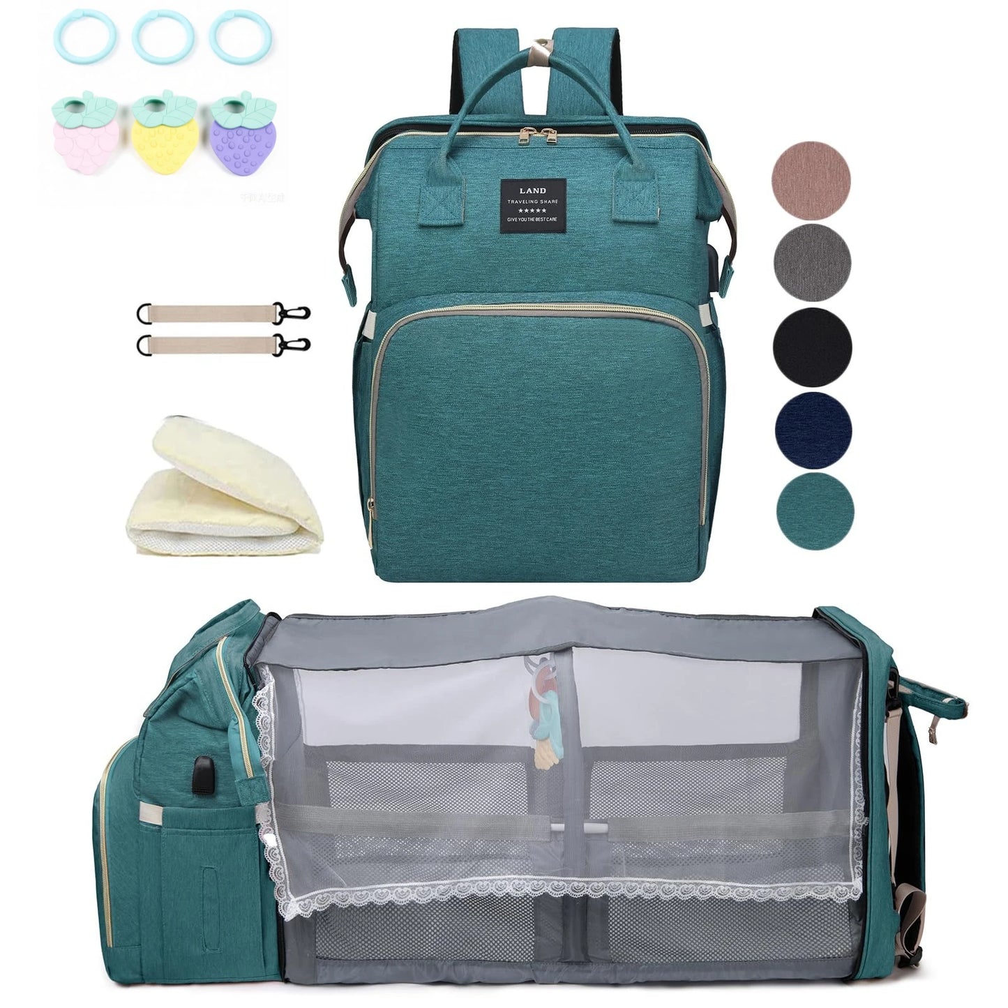 Mommy Bag Lightweight Portable Folding Large-capacity Travel Maternity Bags