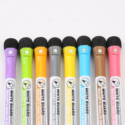 1 Set School Classroom Supplies Magnetic Erasable Whiteboard Pens