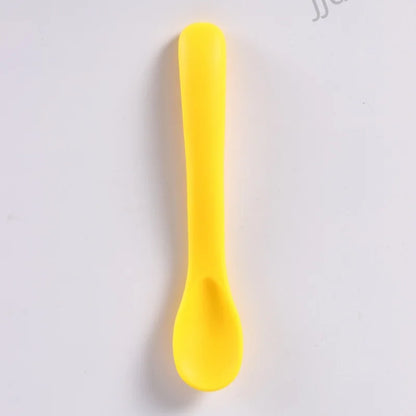 1/2 PCS Baby Learning Spoons Utensils Set Newborn Feeding Spoon Set Toddler Scoop Weaning Cutlery Children‘s Tablewar