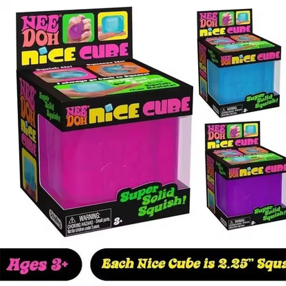 Squishy  Needoh Nice Cube Sensory Stress Reliever Fidget Tool Anti-Anxiety Relief Squeeze Kids Toy