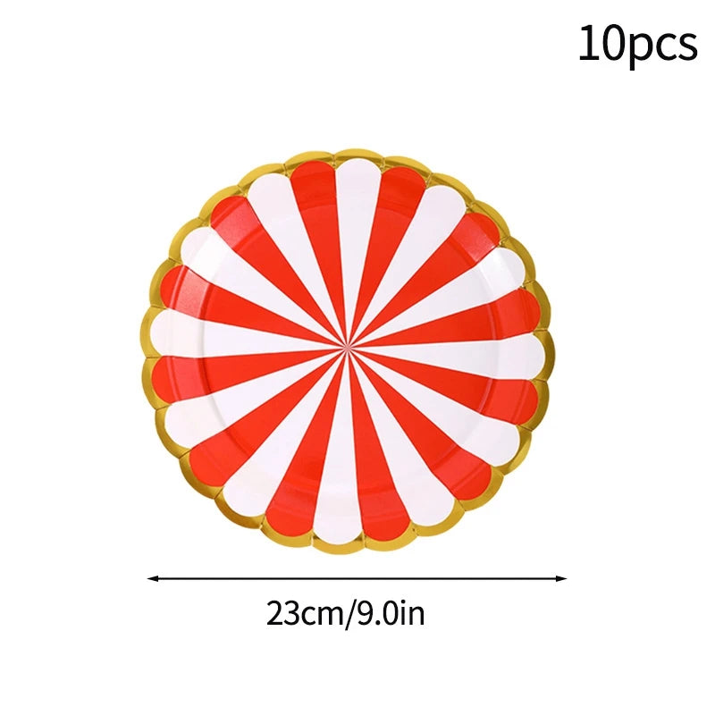 Birthday Decorations Party Paper Plates Cups Baby Shower Party Accessories Party Favors Gifts Plates for Party Supplies