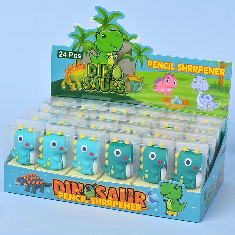 24 Pcs Cute Cartoon Capybara Shape Children's Pencil Sharpeners Primary School Student Stationery