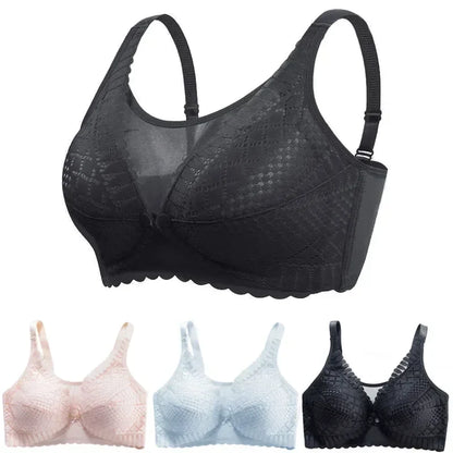 Front Button Maternity Nursing Bra Adjustable Comfortable Breastfeeding Bra