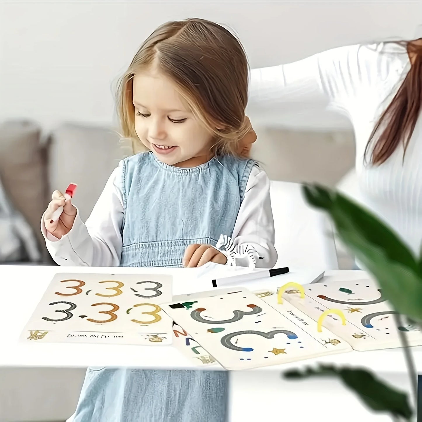 Toddler Pen Control Training Workbook Baby Magical Tracing Practice Copybook Reusable Writing Drawing Educational Picture Books