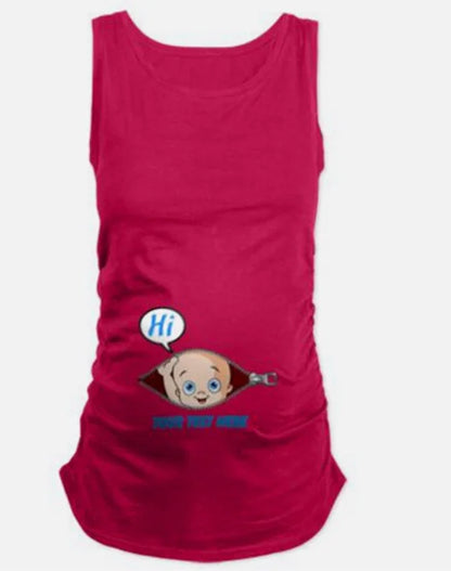 Wholesale Postpartum Woman Strap Tees for Breastfeeding T-Shirt Summer Tank Tops