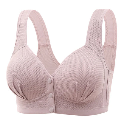 Maternity Bra Wire Free Front Closure Breastfeeding Nursing Bra