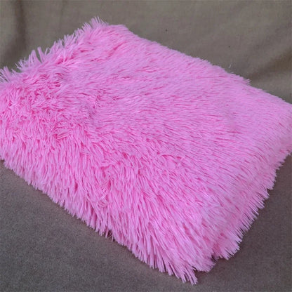 Newborn Photography Plush Blanket Baby Photo Background Rug for Studio Long Pile Fur Mat 0-12M