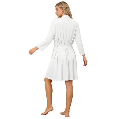 Pregnant Woman Robe Baby Swaddle Hat Set Mommy Labor Delivery Night-robe with Receiving Blankets Sleepwear for Home Hospital