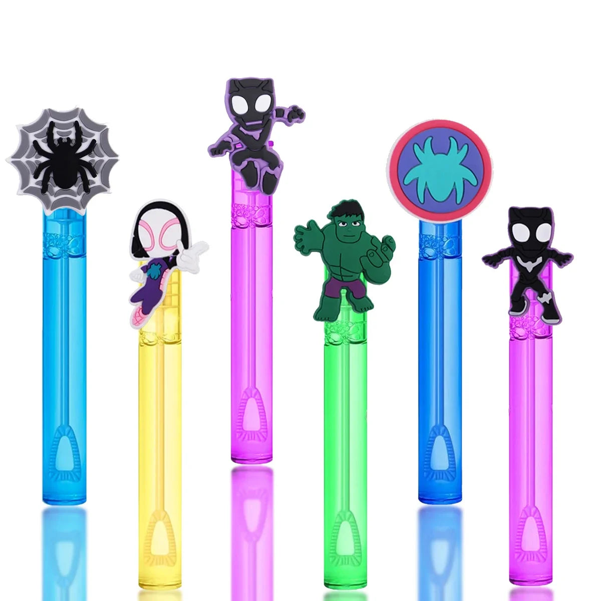 Disney Hulk Bubble Wand, Children's Mini Portable Blowing Bubble, Birthday Party Decoration Bubble Stick 1-6PCS