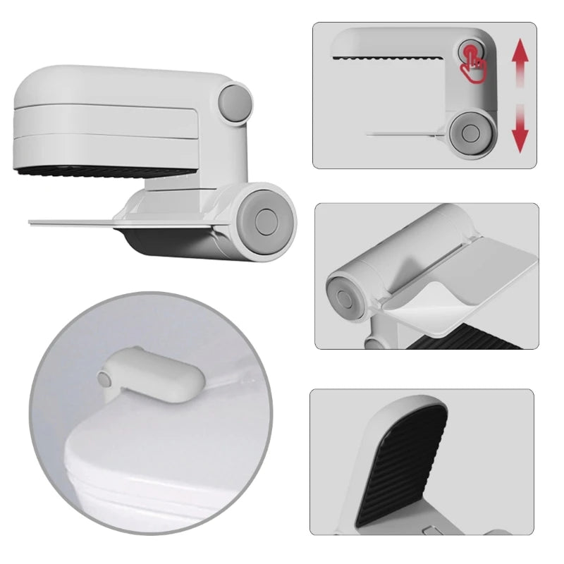 1Pc New Baby Toilet Lock Childproof Safety Bathroom Toilet Seat Lock,Quick Installation,Easy Double Button Unlock